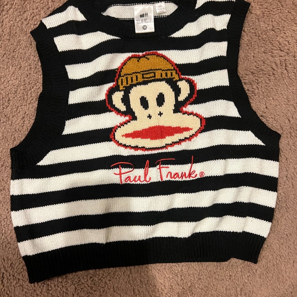 Paul Frank Black and White Knit Top